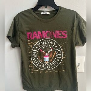 Anthropologie Letluv Ramones graphic tee
